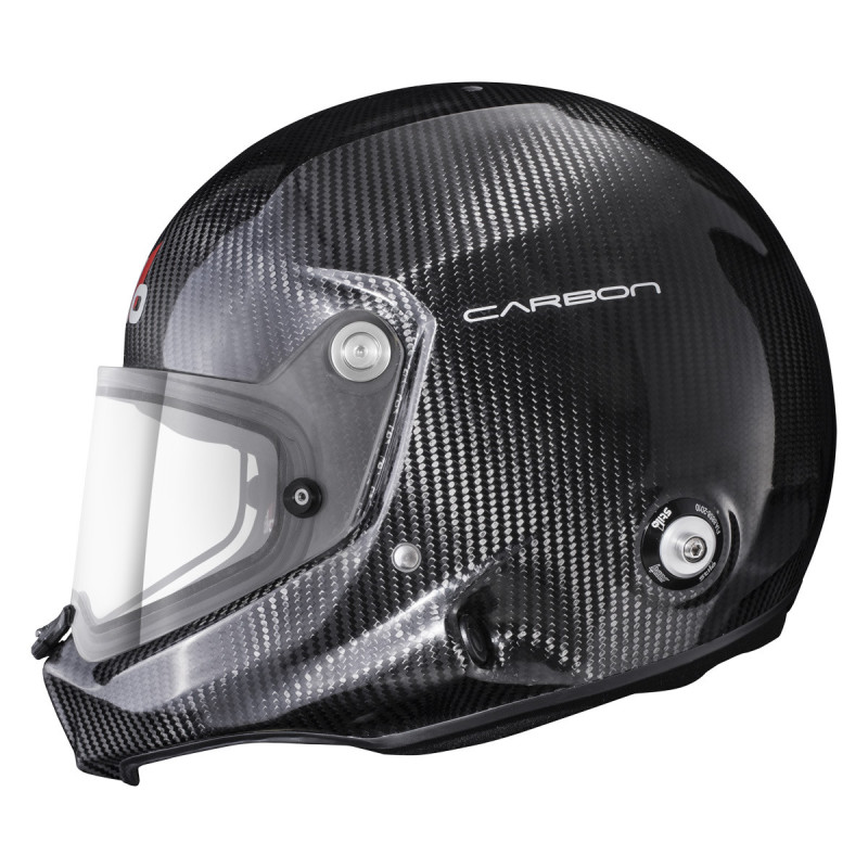 Capacete Stilo WRX DIRT Carbon Turismo (com viseira) - Snell SA2025 FIA 8859-2024 Hans FIA8858-10Array