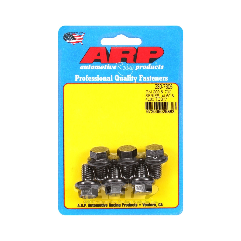 Kit 6 tornillos convertidor de par ARP - M10x1,50 - Longitud bajo cabeza 14,98mm - 8740Array