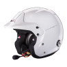Capacete em materiais compósitos Stilo Venti4 Trophy Plus - Snell SA2025 FIA 8859-2024 Branco/preto interior