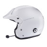 Capacete em materiais compósitos Stilo Venti4 Trophy Plus - Snell SA2025 FIA 8859-2024 Branco/preto interior