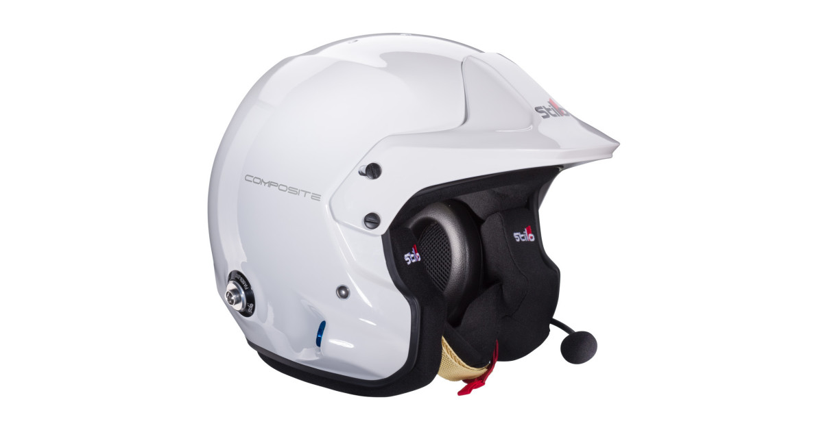 Casco Stilo Venti4 Trophy Plus Composite - Snell SA2025 FIA 8859-2024 Blanco/interior NegroArray