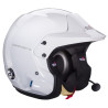 Capacete em materiais compósitos Stilo Venti4 Trophy Plus - Snell SA2025 FIA 8859-2024 Branco/preto interior