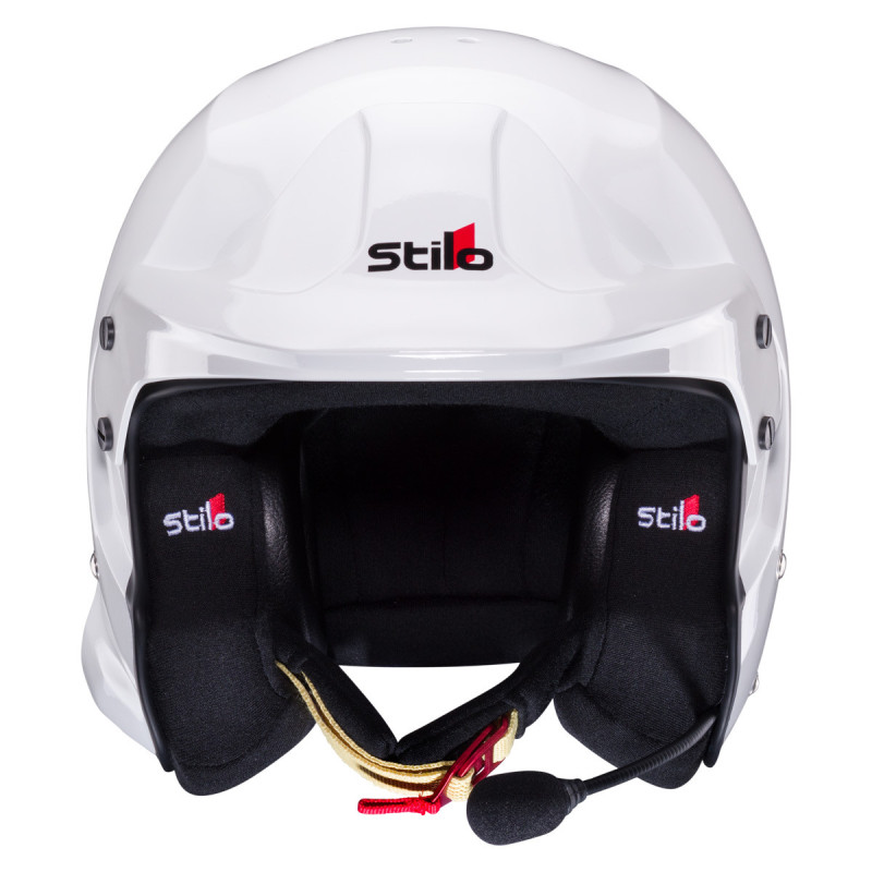 Capacete em materiais compósitos Stilo Venti4 Trophy Plus - Snell SA2025 FIA 8859-2024 Branco/preto interiorArray