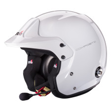 Casco Stilo Venti4 Trophy Jet Composite - Snell SA2025 FIA 8859-2024 Blanco/Interior Negro
