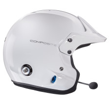 Casco Stilo Venti4 Trophy Jet Composite - Snell SA2025 FIA 8859-2024 Blanco/Interior Negro