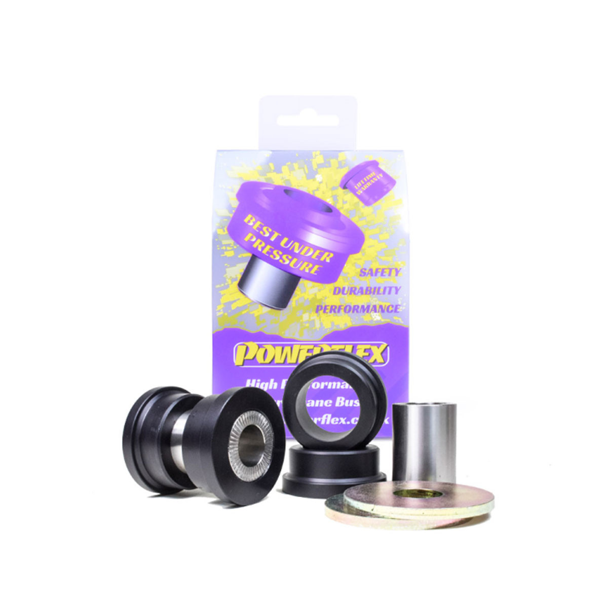 Silent Bloc Powerflex Road dianteiro do subchassi dianteiro Ford Focus Mk2 (2 peças)Array