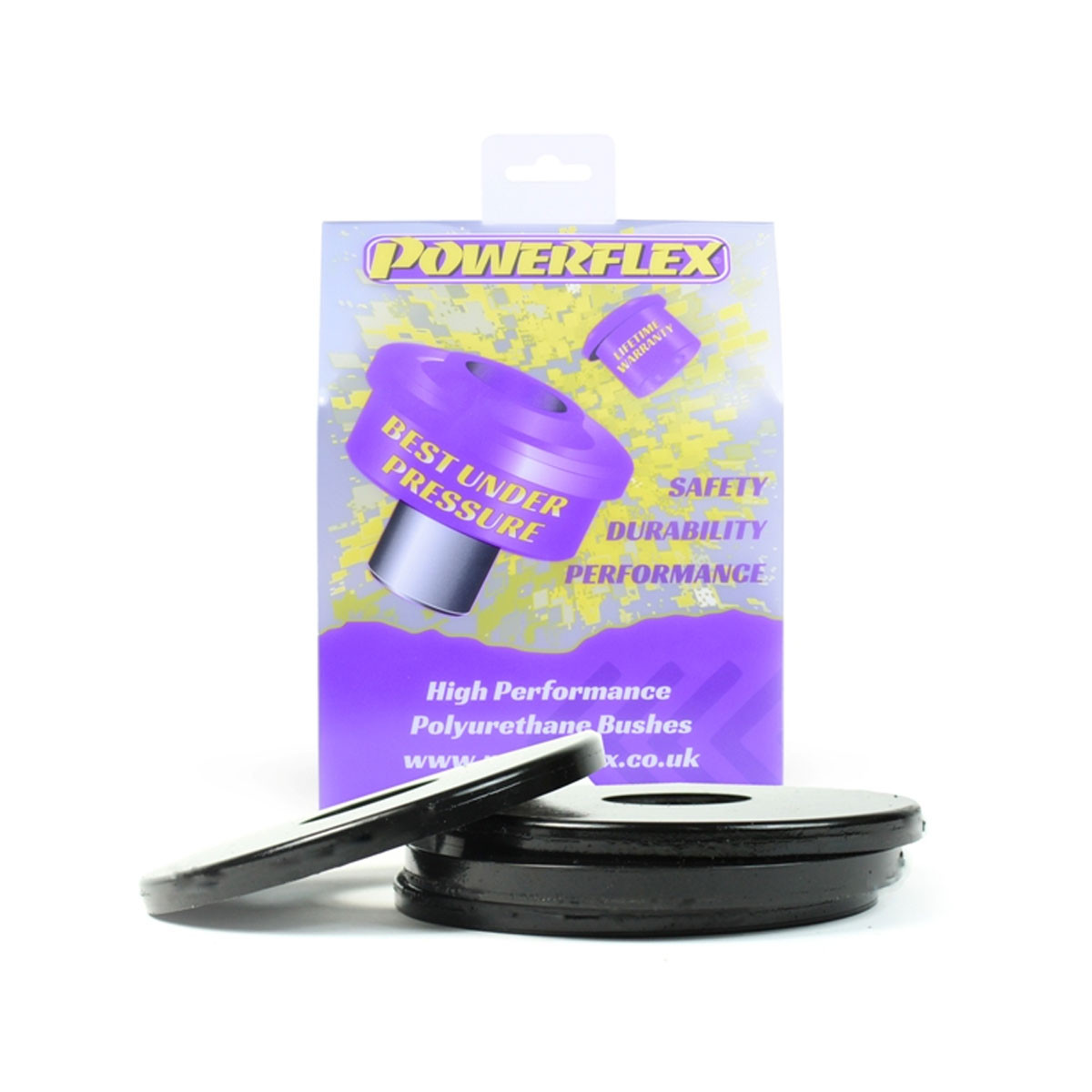 Silent-block Powerflex Road cojinete muelle trasero 8 mm Volkswagen T4 Transporter (4 piezas)Array