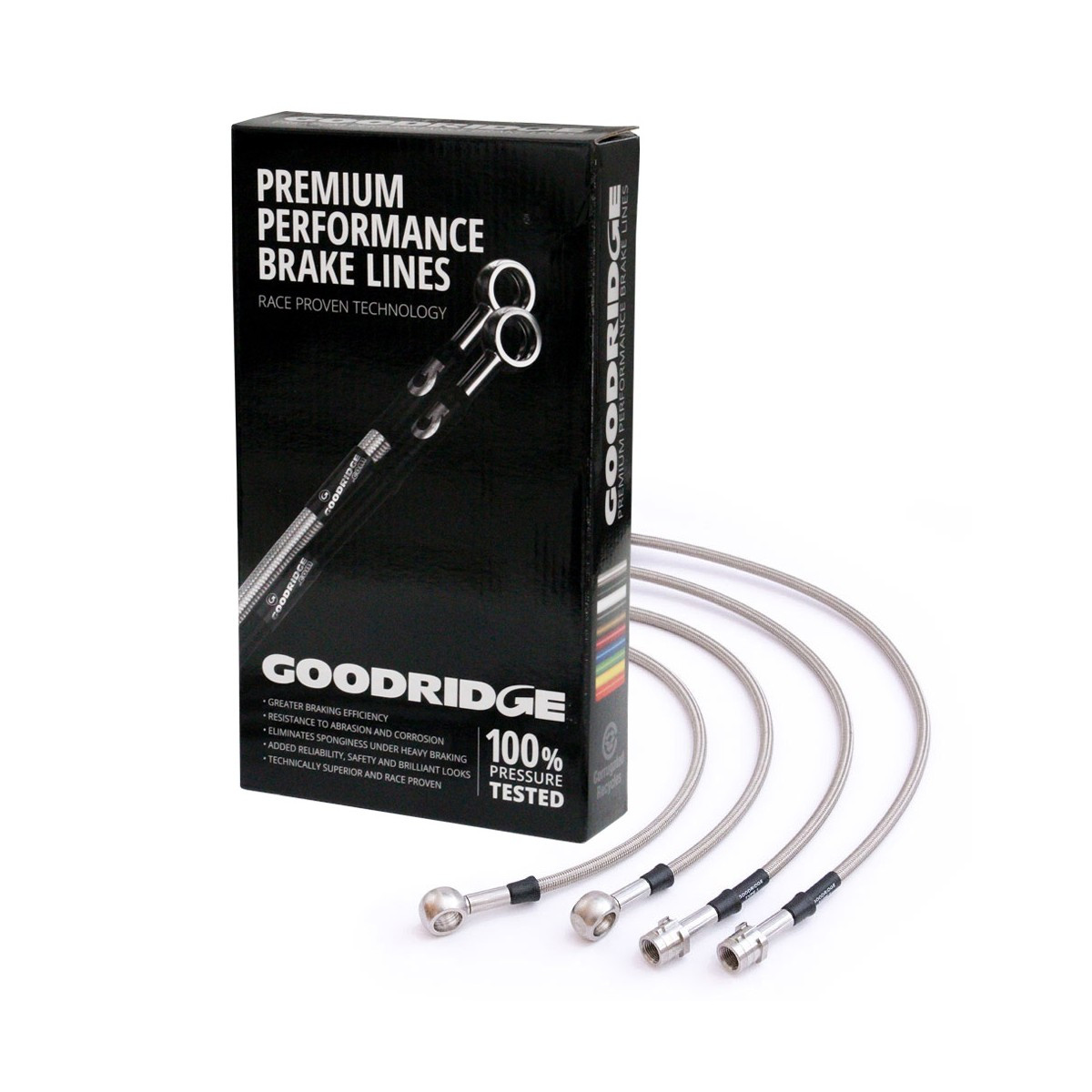ITV Kit 4 latiguillos de freno GOODRIDGE para AUDI RS4 8K5 (B8) Quattro/ RS5 (8F7/8T3) 05.12-08.15Array