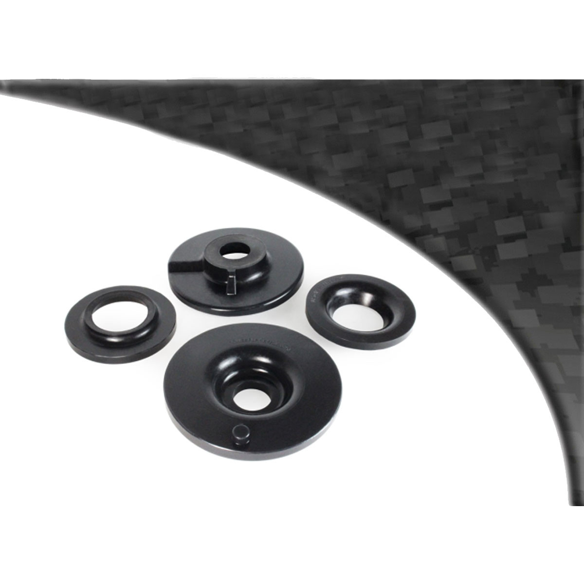 Silent Bloc Powerflex Preto - Placas de isolamento das molas traseiras superiores e inferiores Hyundai Elantra (2 peças)Array