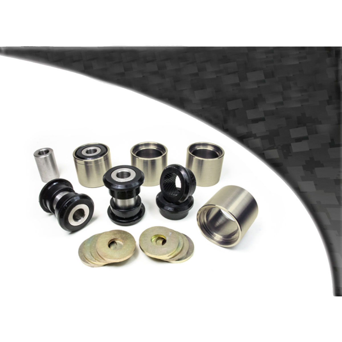 Silent Bloc Powerflex Black suporte do amortecedor do diferencial traseiro Jaguar XJ40 (4 peças)Array