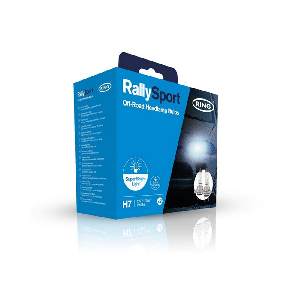 2 bombillas H7 12V 100W PX26D Rallysport (blister) RingArray
