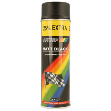 Pintura negra mate MOTIP Serie 4000 500ml