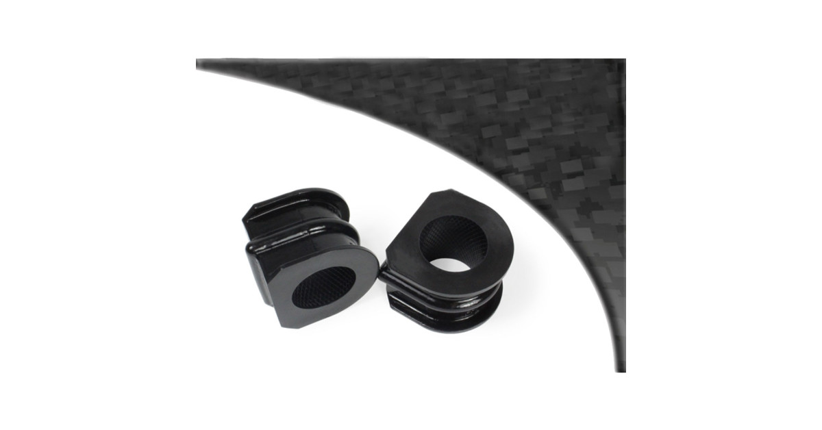 Barra estabilizadora dianteira Silent-block Powerflex Black 34 mm Nissan GT-R depois de 2008 (2 peças)