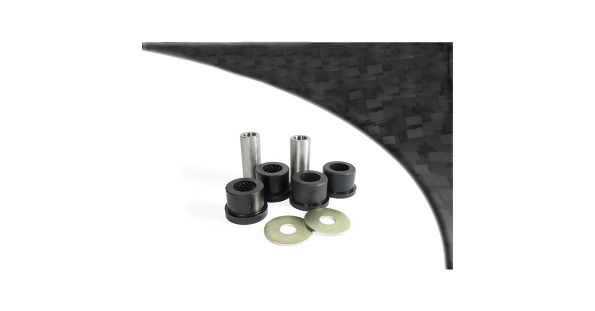 Braço de arrasto dianteiro ajustável Silent-block Powerflex Preto Toyota MR2 (2 peças)