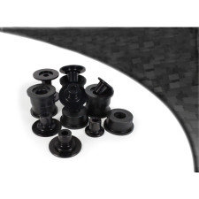 Silent Bloc Powerflex Preto, montagem dianteira do diferencial traseiro BMW séries 2 (4 peças)