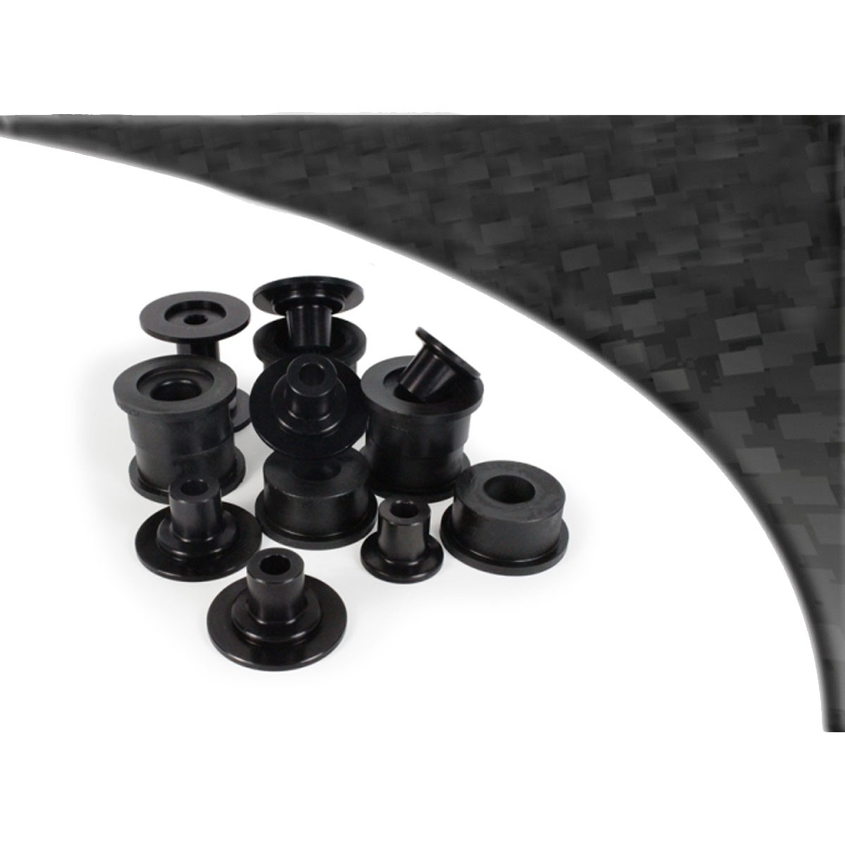 Silent Bloc Powerflex Preto, montagem dianteira do diferencial traseiro BMW séries 2 (4 peças)Array