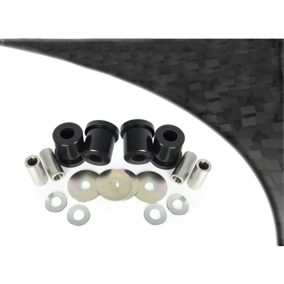 Silent Bloc Powerflex Black braço superior traseiro interior (braço moldado) Audi A4 / S4 / RS4 (4 peças)Array