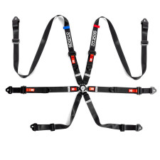 Arnés 6 puntos SPARCO PRO-H9 FIA 2025 Negro