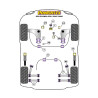 Silentblock Powerflex Mini R55 Clubman Gen 1 (2007 - 2014)