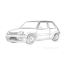 Silent Bloc Powerflex Renault 5 GT Turbo (1985-1991)