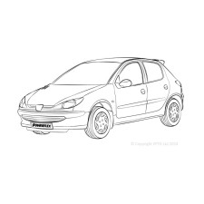 Silent Bloc Powerflex Peugeot 206 (1998-2006)