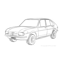 Silent Bloc Powerflex Alfa Romeo Alfasud inc Sprint (1971-1989), 33 (1983-1995)