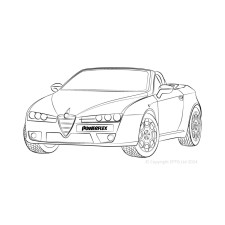 Silent Bloc Powerflex Alfa Romeo Spider 939 (2005-2010)