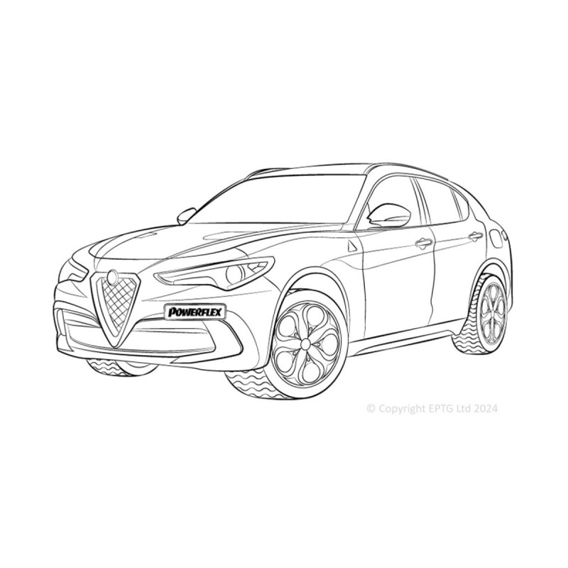 Silent Bloc Powerflex Alfa Romeo Stelvio (2017-)Array
