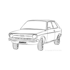 Silent Bloc Powerflex Audi 50 (1975 - 1978)