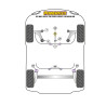 Silentblock Powerflex Audi A3 MK3 8V jusqu'à 125cv (2013 - 2020) Simple bras