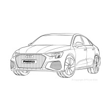 Silent Bloc Powerflex Audi A3 MK4 8Y FWD (2020-) braço múltiplo