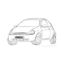 Silentblock Powerflex Ford KA (1996-2008)