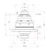 Autoblocante Bratex BMW E38/E39/E46/E53 Diferencial 188L