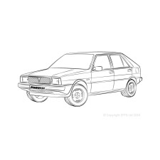 Silent Bloc Powerflex Lancia Delta 1600 GT & HF Turbo 2WD (1986-1992)