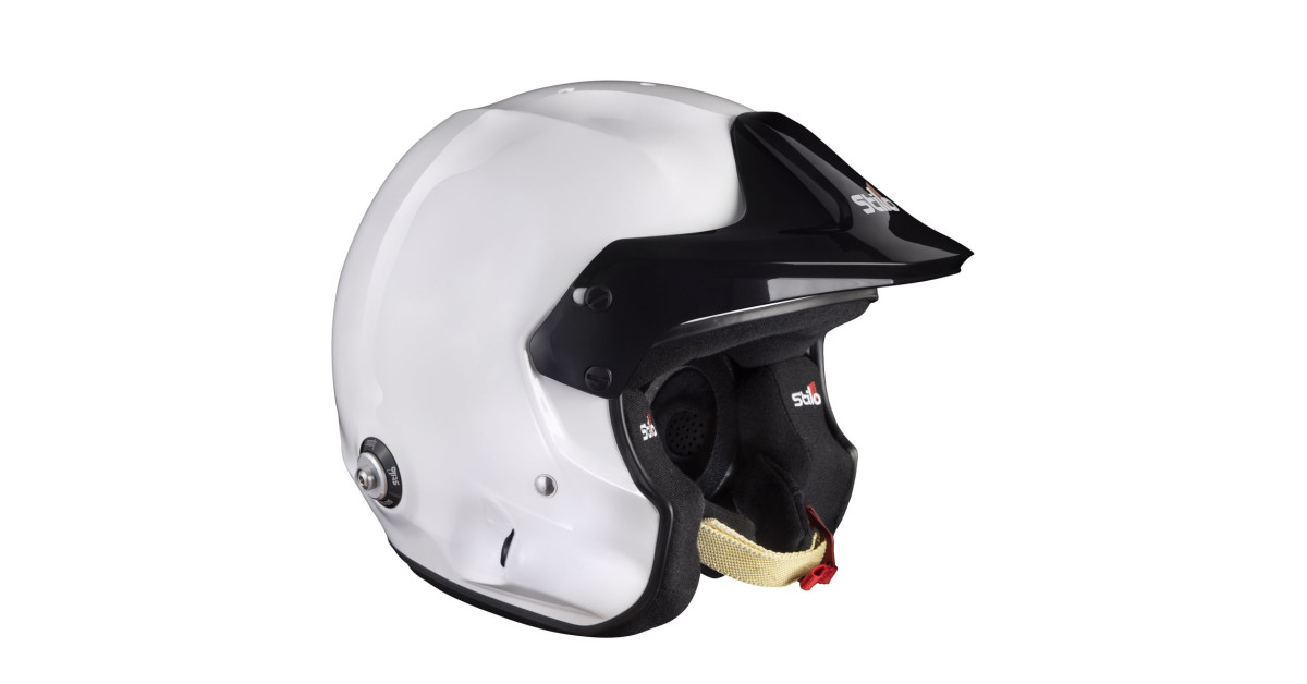 Casco Stilo Venti4 Trophy Jet Composite - Snell SA2025 FIA 8859-2024 Blanco/Interior NegroArray