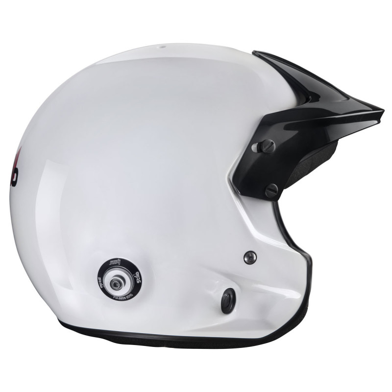Capacete Stilo Venti4 Trophy Jet Composite - Snell SA2025 FIA 8859-2024 Branco/preto interiorArray