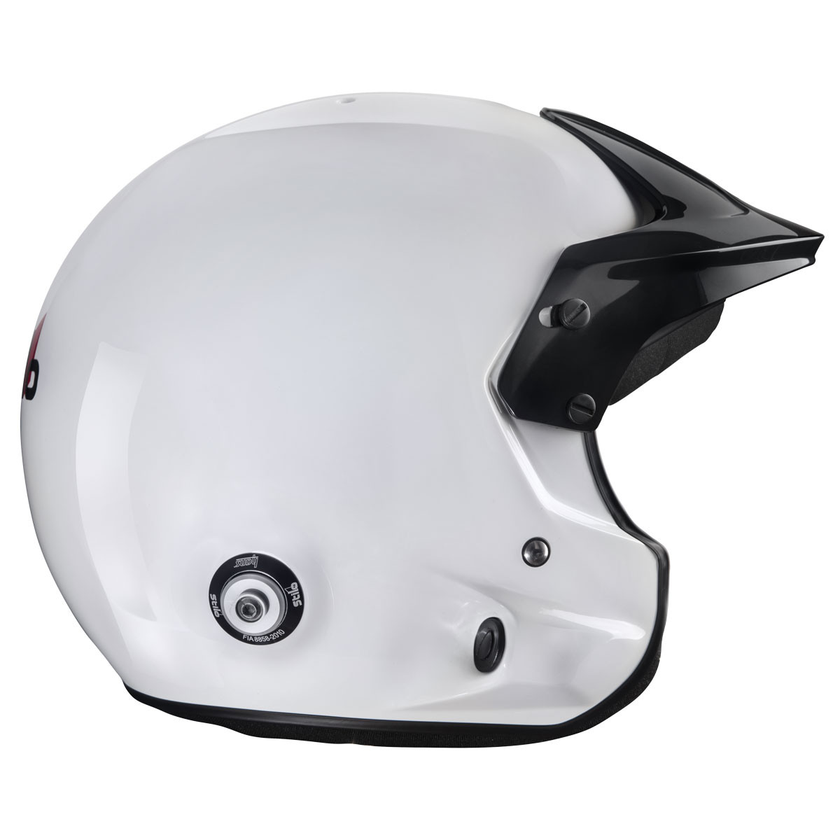 Casco Stilo Venti4 Trophy Jet Composite - Snell SA2025 FIA 8859-2024 Blanco/Interior NegroArray
