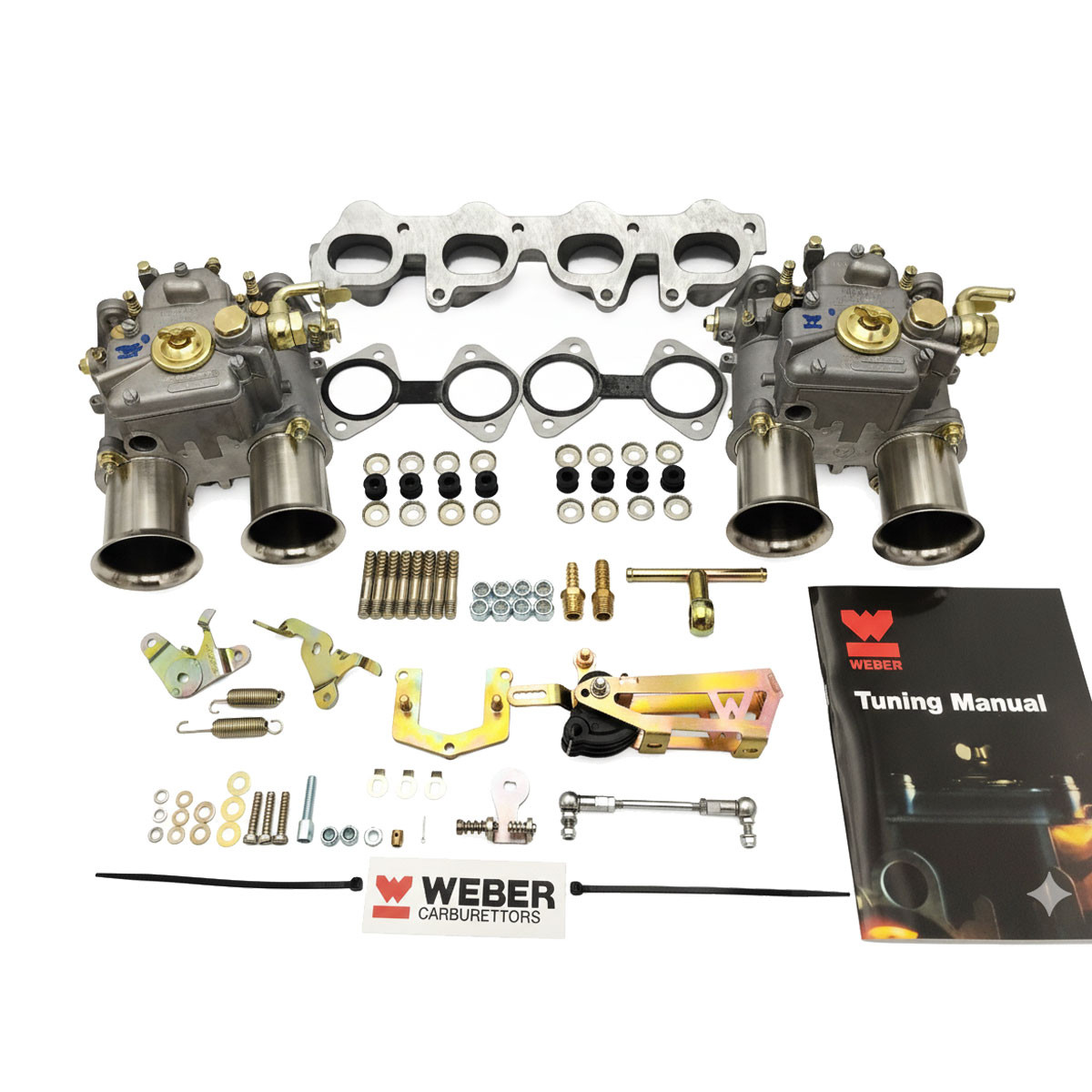 Kit de admissão Weber 2x 48DCOE Volkswagen Golf 1.8/2.0 16vArray