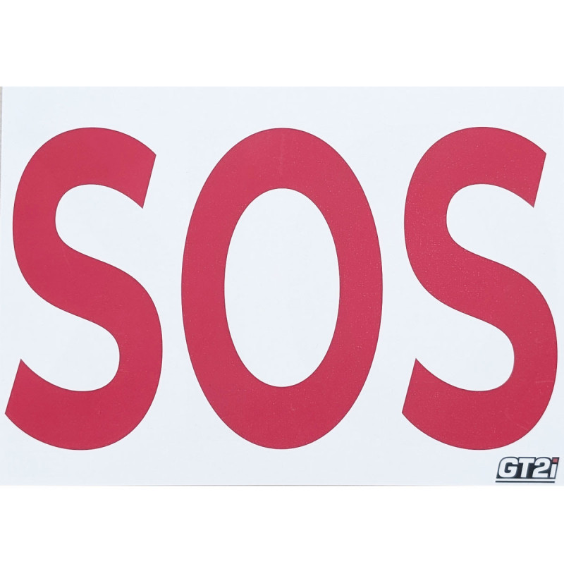 Señal GT2i SOS / OK 297x420mmArray