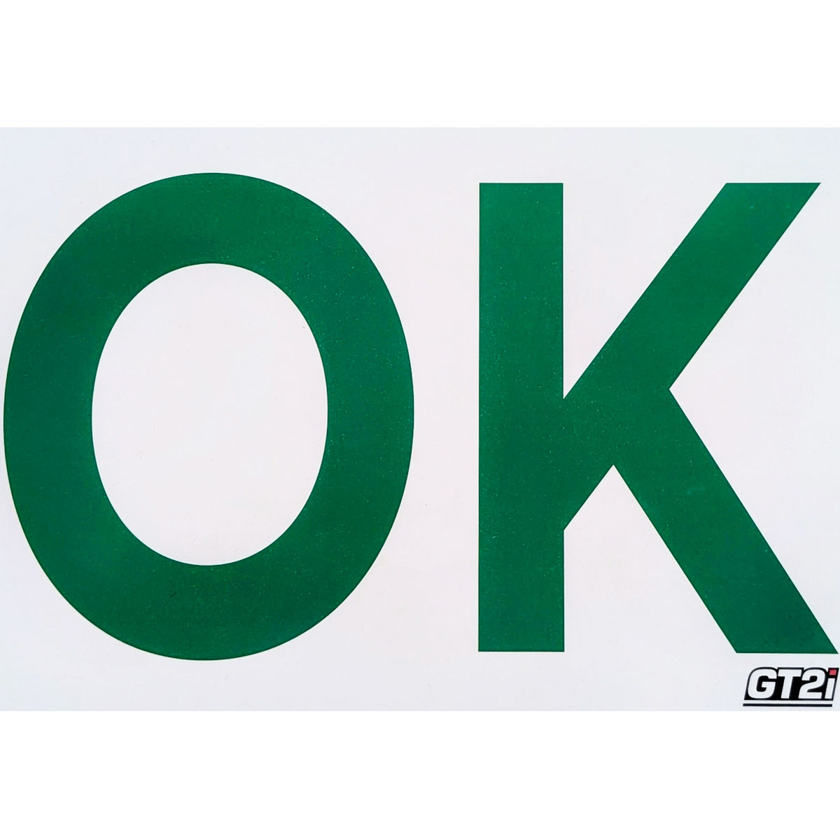 GT2i Sinal SOS / OK 297x420mmArray