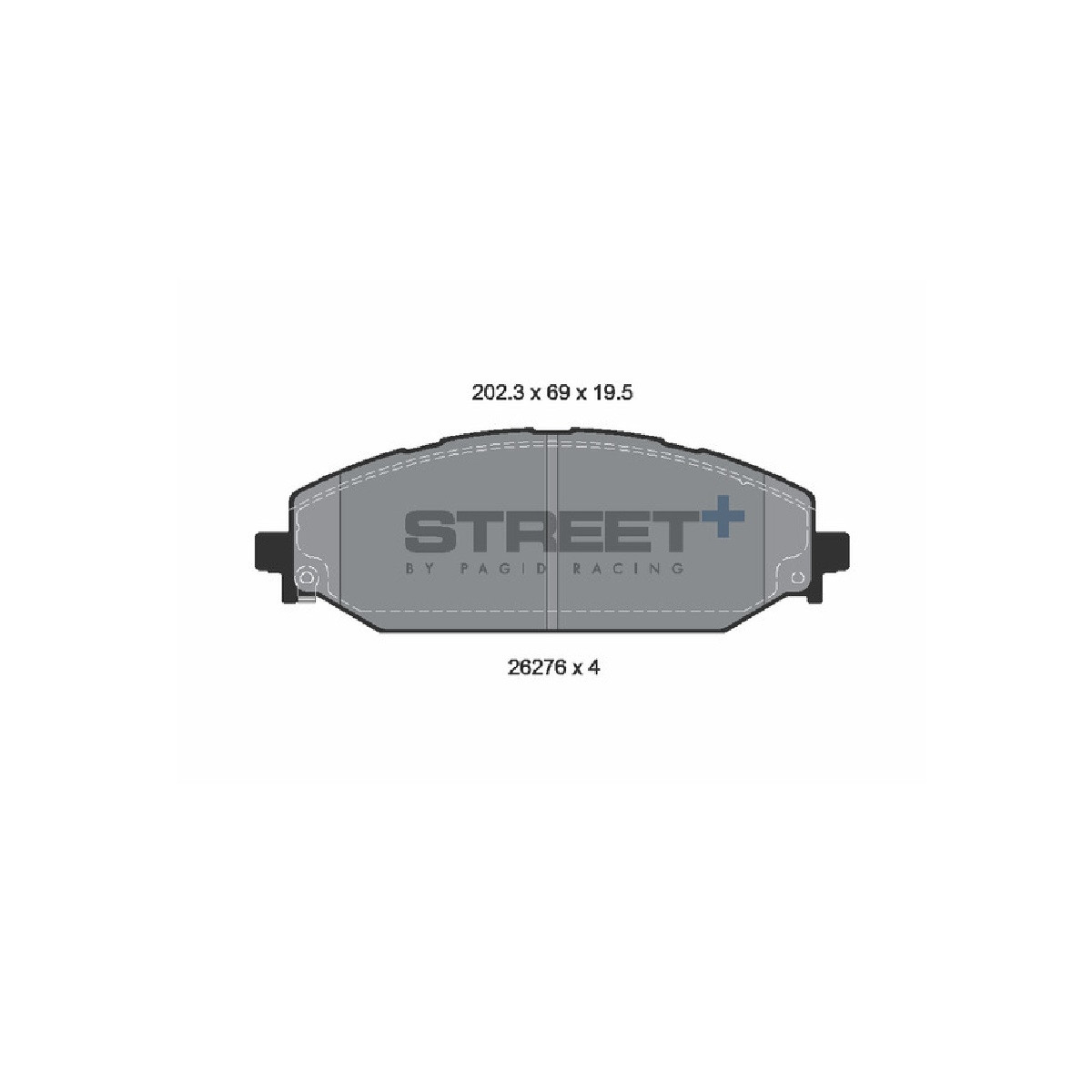 Pastillas de freno Pagid T8239 Street+ fase 3Array