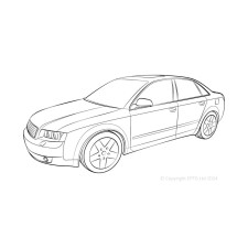Silent Bloc Powerflex Audi A4, incluindo Avant Quattro (4WD)