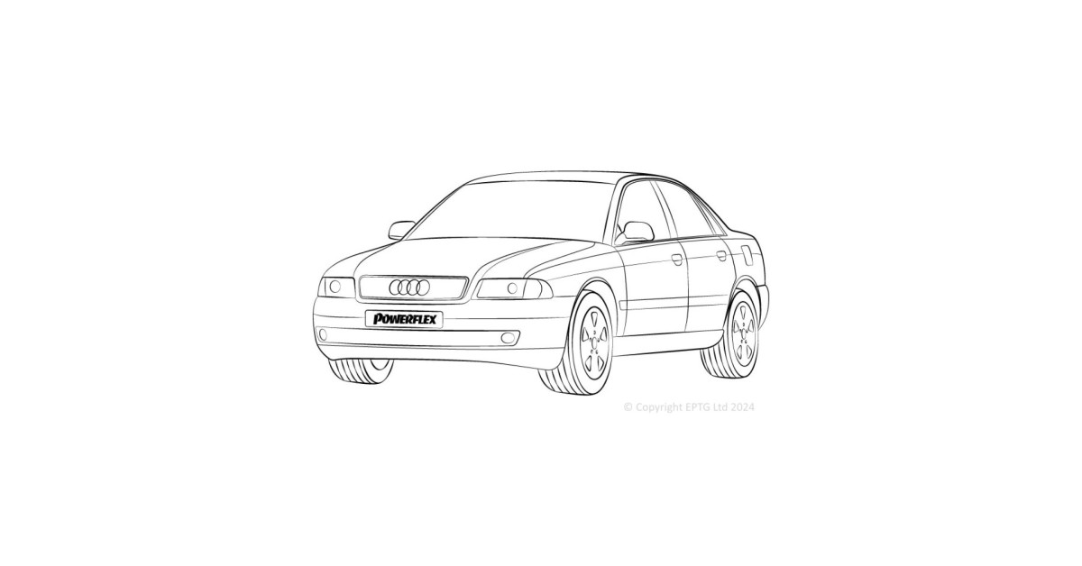 Silentblock Powerflex Audi A4 Quattro (1995-2001)