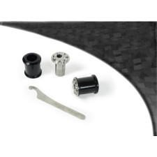 Silent Bloc Powerflex Preto Antebraço com curso ajustável (2 peças)