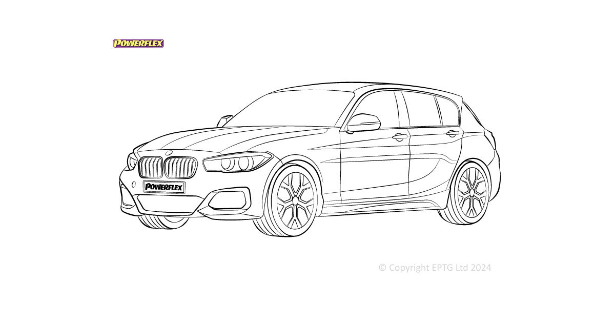 Silentblock Powerflex BMW Série 1 F20, F21 RWD (2011 - 2019)