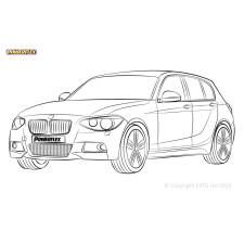 Silentblock Powerflex BMW Série 1 F20, F21 xDrive (2011 - 2019)