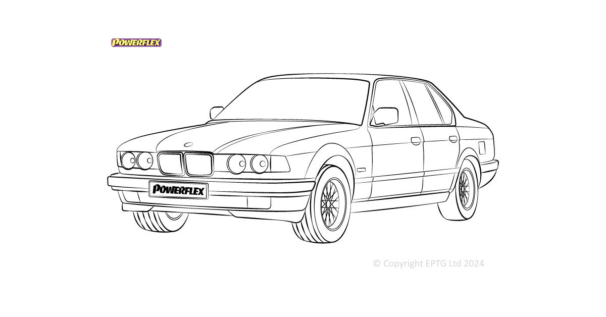 Silentblock Powerflex BMW Série 7 E32 (1988-1994)