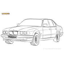 Silentblock Powerflex BMW Série 7 E32 (1988-1994)