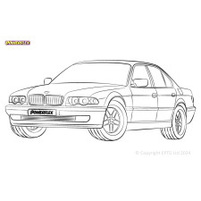 Silent Bloc Powerflex BMW Série 7 E38 (1994 - 2002)