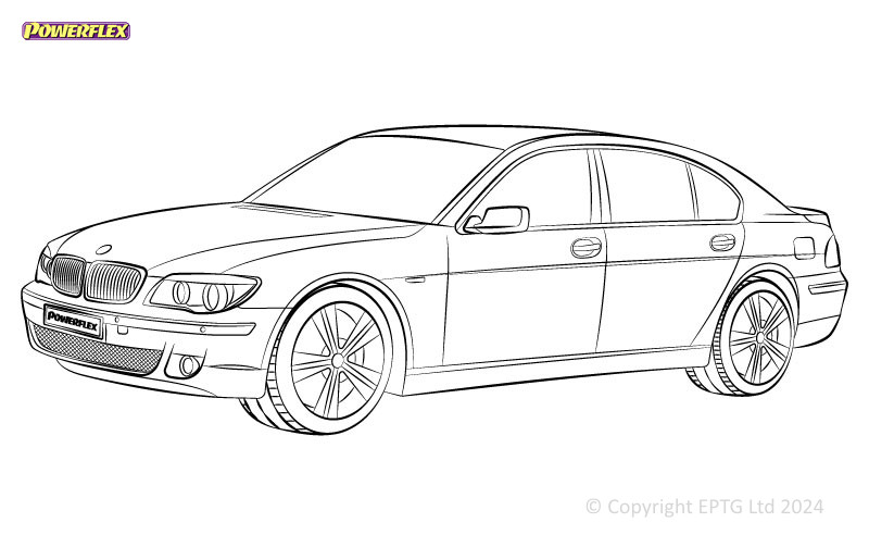 Silent Bloc Powerflex BMW Série 7 E65/E66/E67 (2001 - 2008)Array
